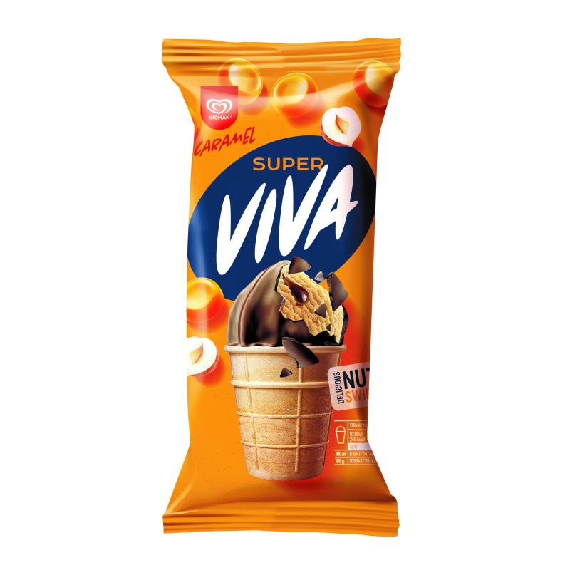 Ledai ''Super Viva''  Caramel&Nut 170ml/95g