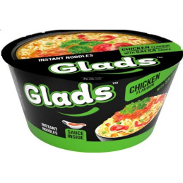 Greitai paruošiami makaronai  Glads  85g vištienos skonio  su  Salsa  padažu
