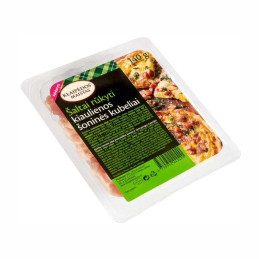 Šaltai rūkyti kiaulienos šoninės kubeliai, 140g