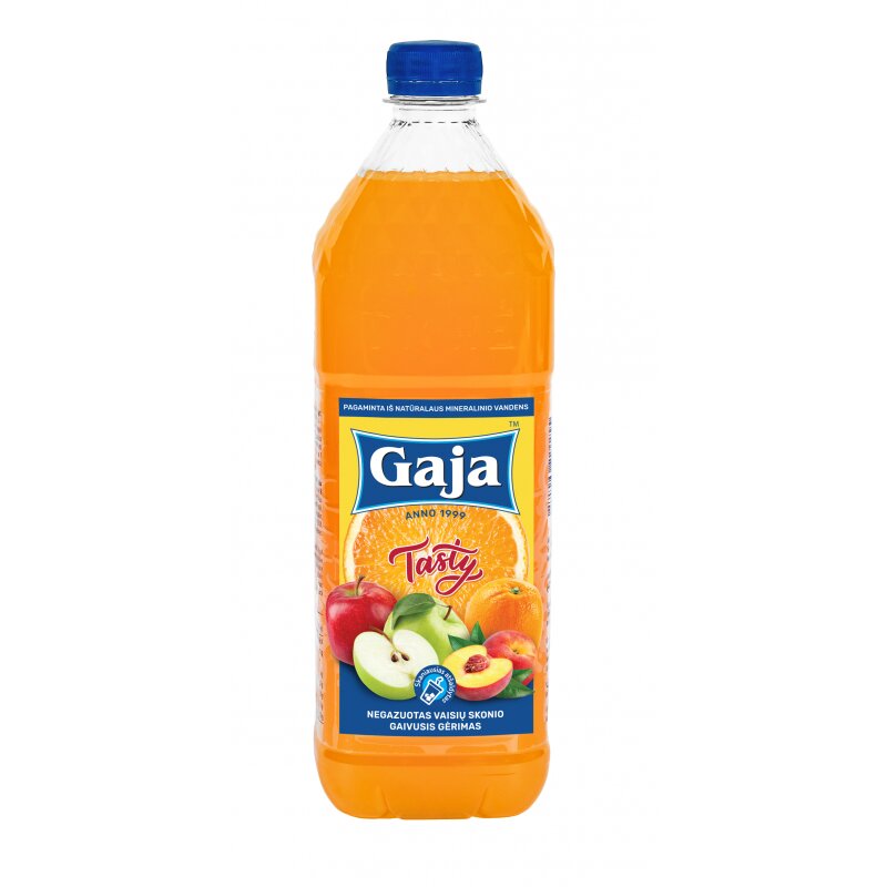 Negazuotas gėrimas  Gaja  1l  vaisių skonio