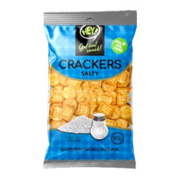 Kvietiniai krekeriai  HEY  su druska,90g