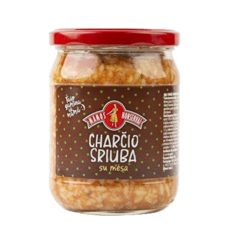 Charčio sriuba  Mamos konservai  500g su mėsa