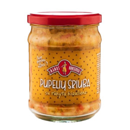 Pupelių sriuba su rūkyta kiauliena  Mamos konservai , 500g