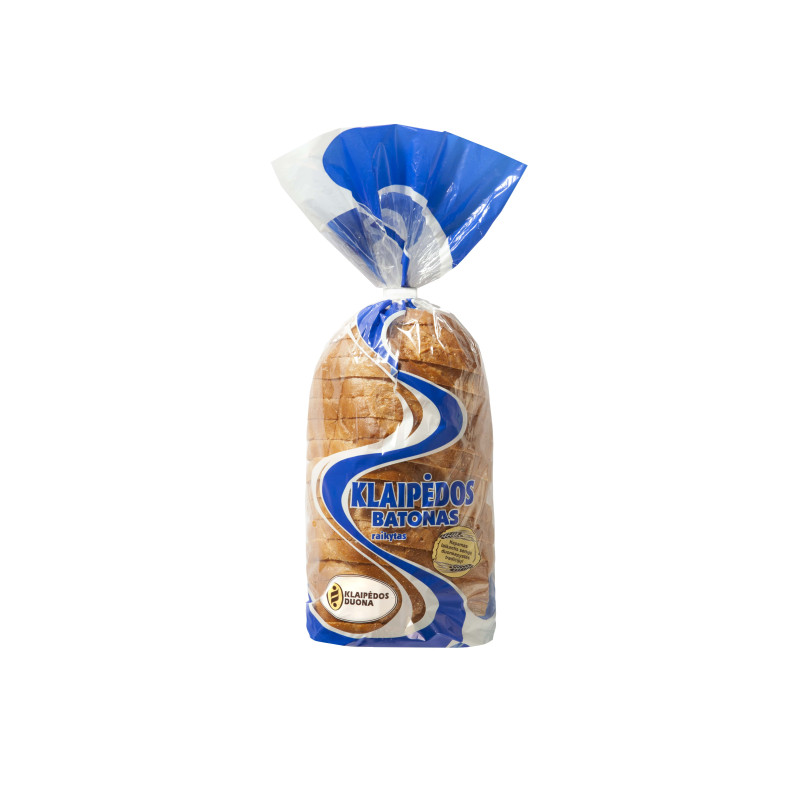 Klaipėdos batonas raikytas fasuotas 400g