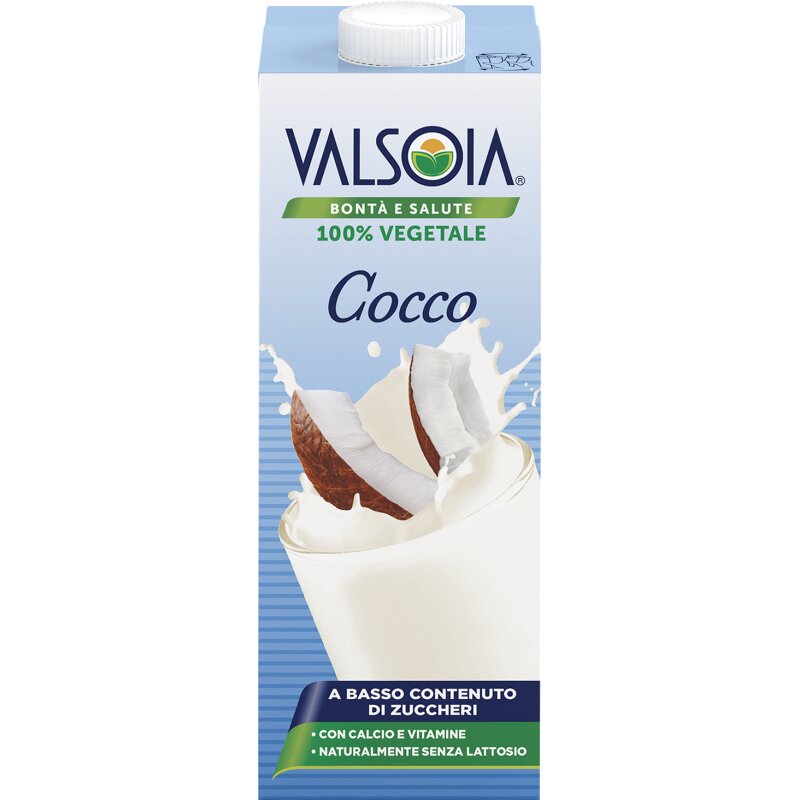 Kokosų augalinis gėrimas VALSOIA 1L su kalciu ir vitaminais