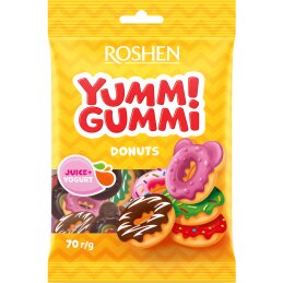 Želiniai saldainiai  YummI Gummi  Donuts 70g