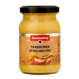 Tradicinės Aštrios garstyčios  Daumantų  185g