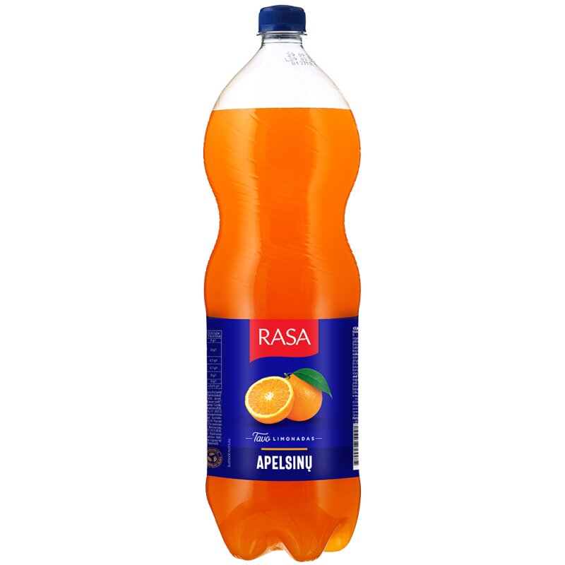 Gazuotas gėrimas Rasa 2l apelsinų skonio