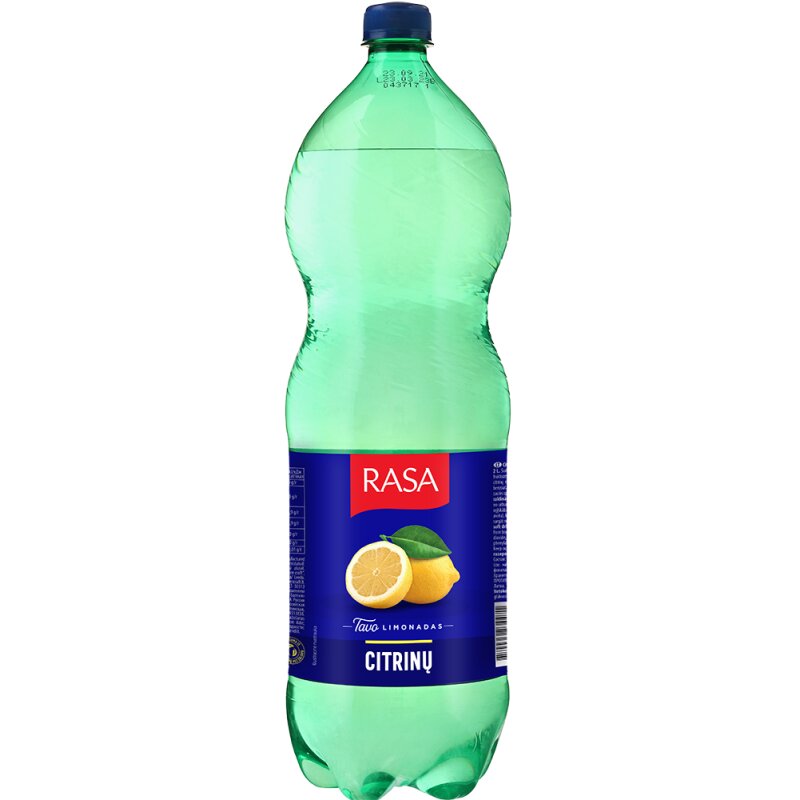 Gazuotas gėrimas Rasa 2l citrinų skonio