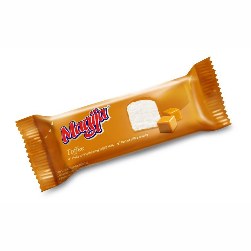 Glaistytas varškės sūrelis  MAGIJA  45g, su Toffee glaistu