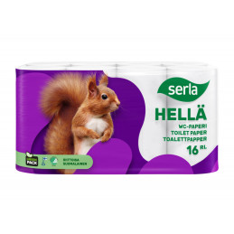 Tualetinis popierius SERLA 16vnt, 3 sluoksnių