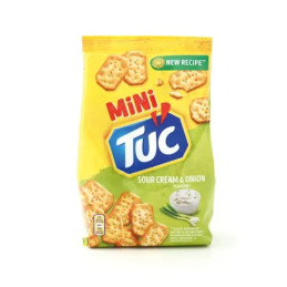 Krekeriai "TUC MINI" 100g grietinės ir svogūnų skonio
