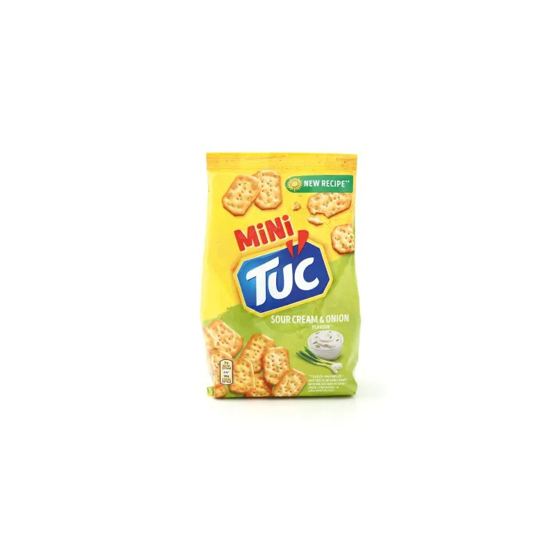 Krekeriai "TUC MINI" 100g grietinės ir svogūnų skonio