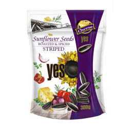 Y.E.S. saulėgrąžos kepintos su sūrio skonio prieskoniais, 300g