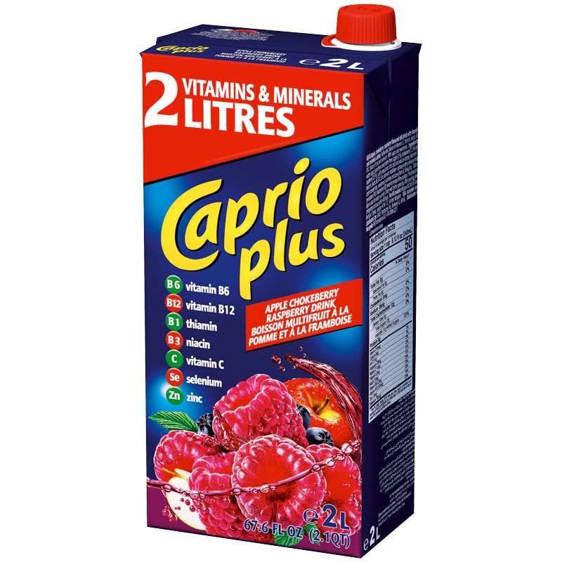 Gėrimas Caprio obuolių aviečių, 2l