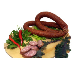 Šaltai rūkyta Naminė dešra/ Baltmėsa