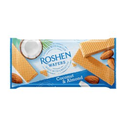 Vafliai  Roshen Wafers  216g su kokosiniu ir migdoliniu įdaru