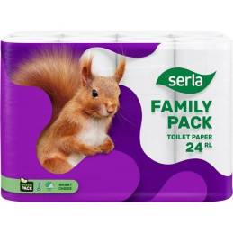 Tualetinis popierius  Serla  24vnt, 3 sluoksnių
