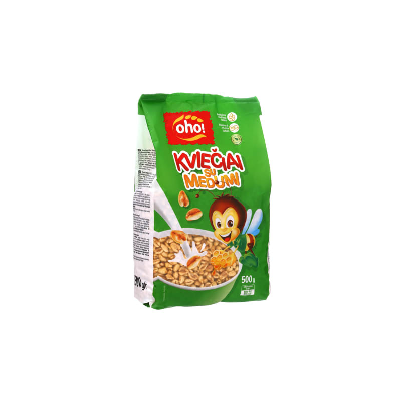 Kviečiai OHO su medumi 500g