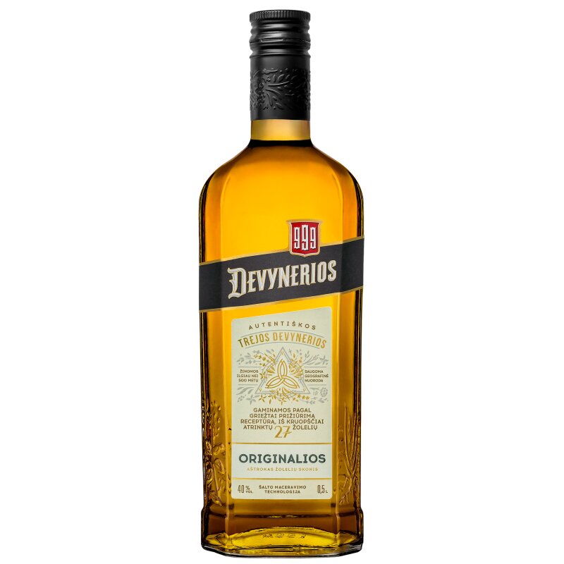Trauktinė  Trejos devynerios (40%), 500 ml