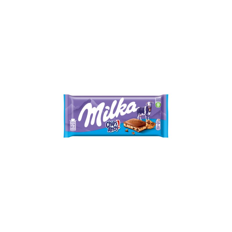 Šokoladas MILKA Chips  100g