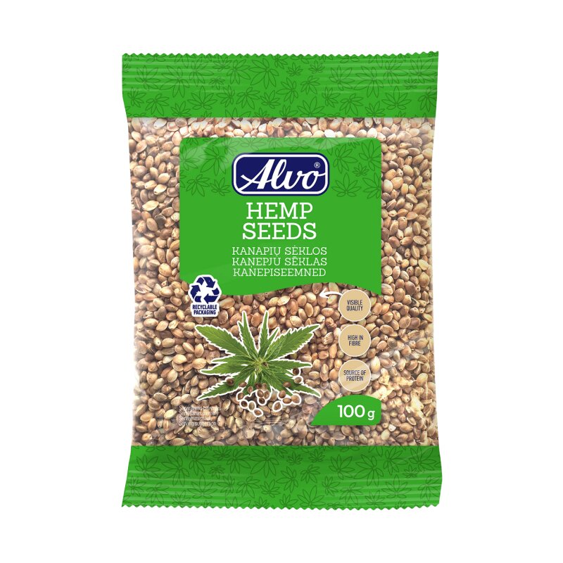 Kanapių sėklos ALVO 100g