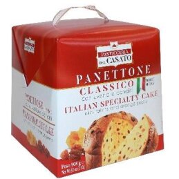 PANETTONE su razinomis ir apelsinų žievelėmis, 908g