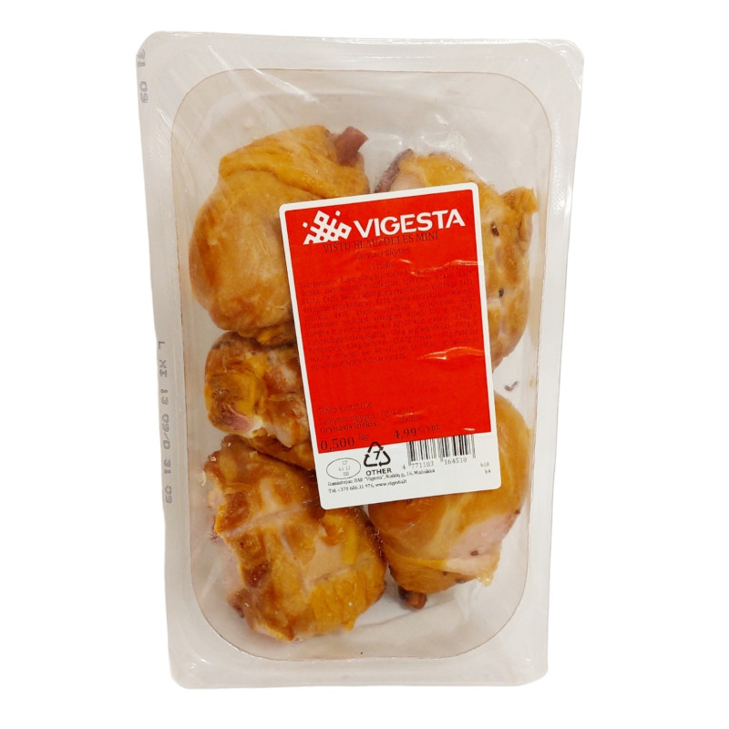 Karštai rūkytos  Vištų blauzdelės mini 500g /Vigesta