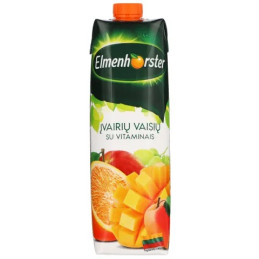 Sulčių gėrimas  Elmenhorster įvairių vaisių,  1l