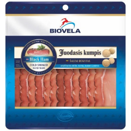 Šaltai rūkytas  "Juodasis" kumpis  110g