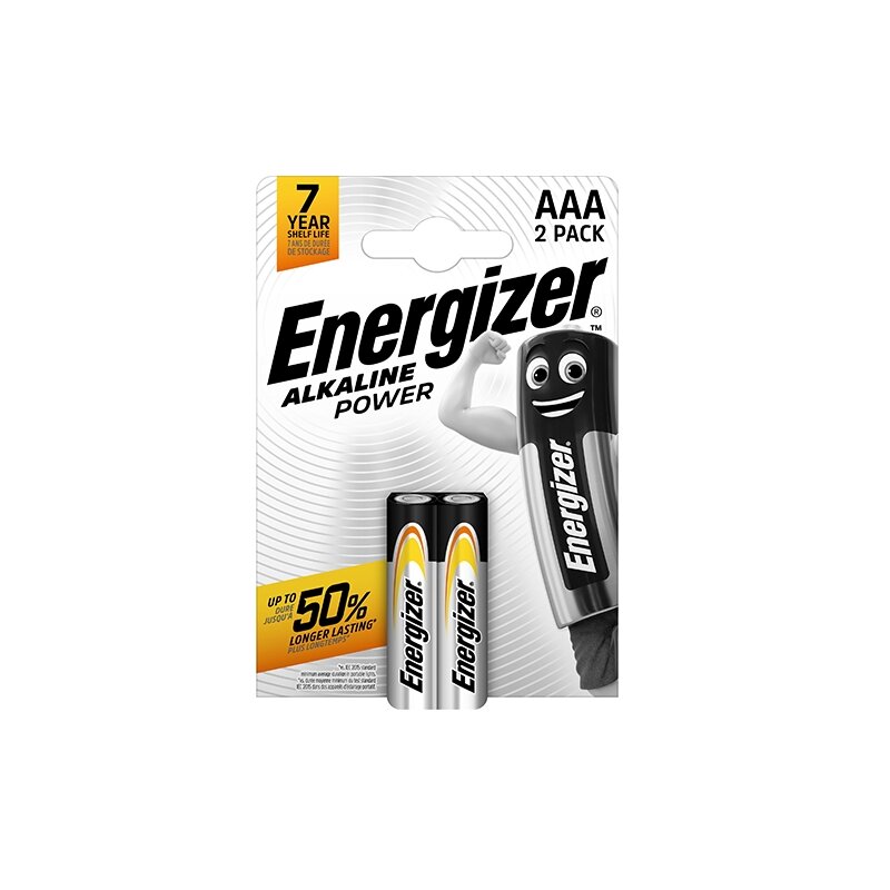 Maitinimo elemementai Energizer AAA LR03, 2 vnt.