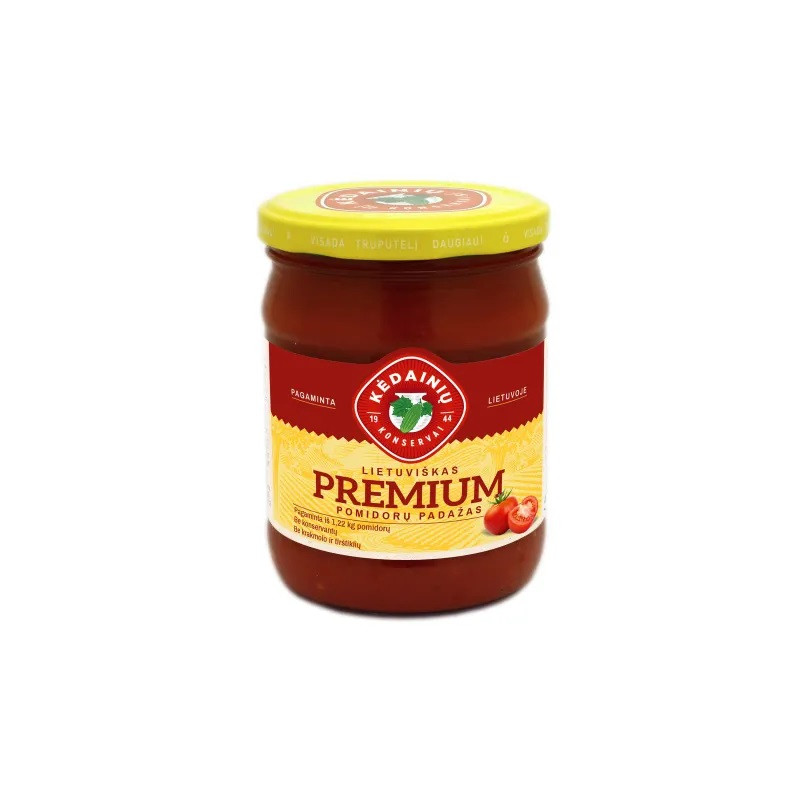 Pomidorų padažas Premium, 500g Kėdainių konservai