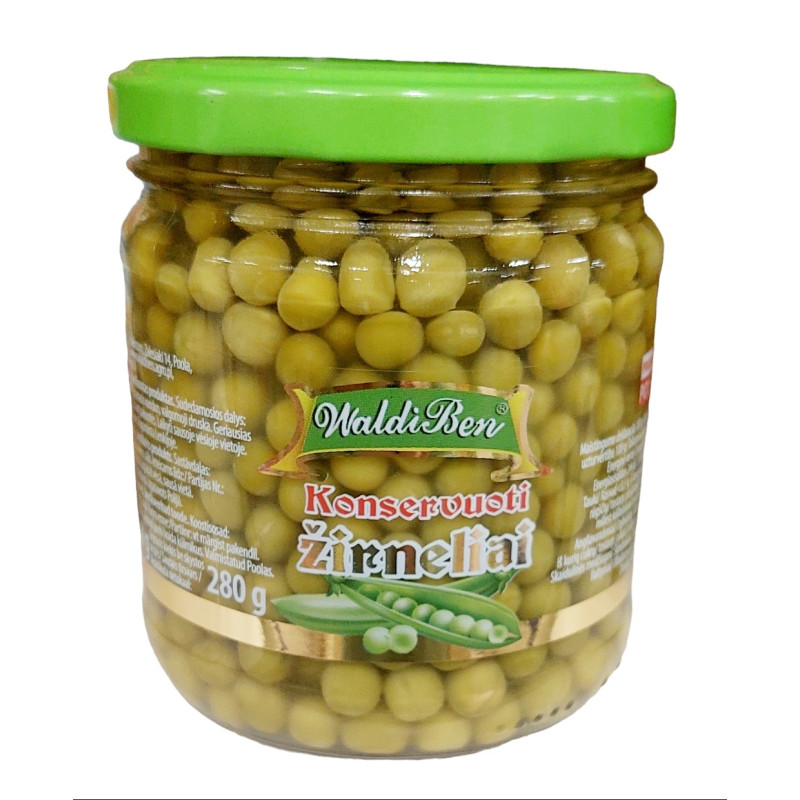 Konservuoti žirneliaI  Waldi Ben 430g/280g