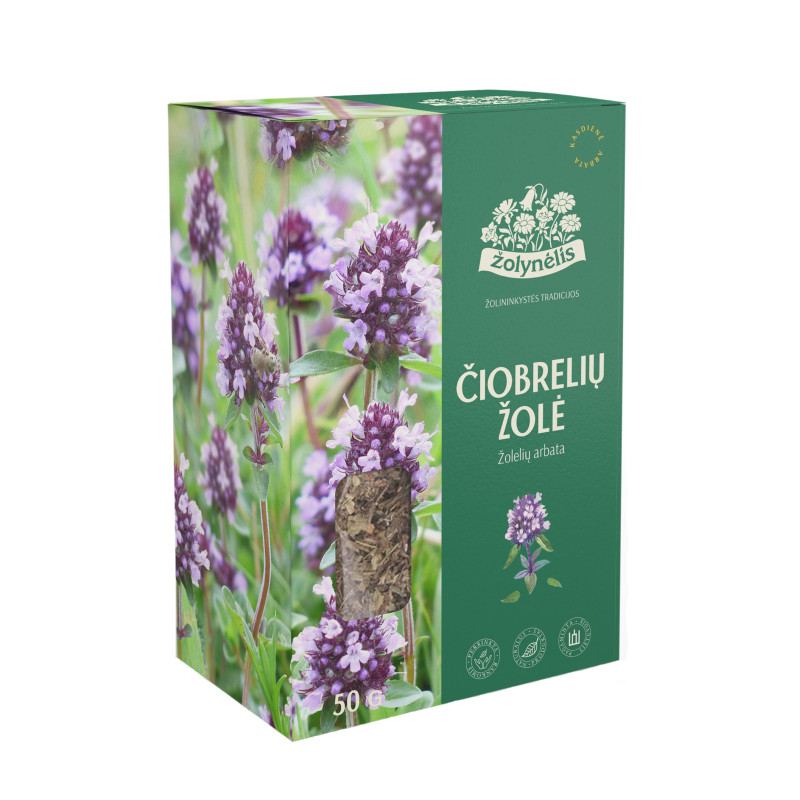 Žolelių arbata  Čiobrelių žolė , 50g Žolynėlis