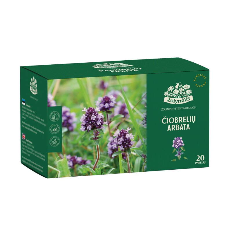 Čiobrelių arbata  30g  20vnt Žolynėlis