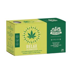 Žolelių arbata  Relax su kanapėmis , 30g Žolynėlis