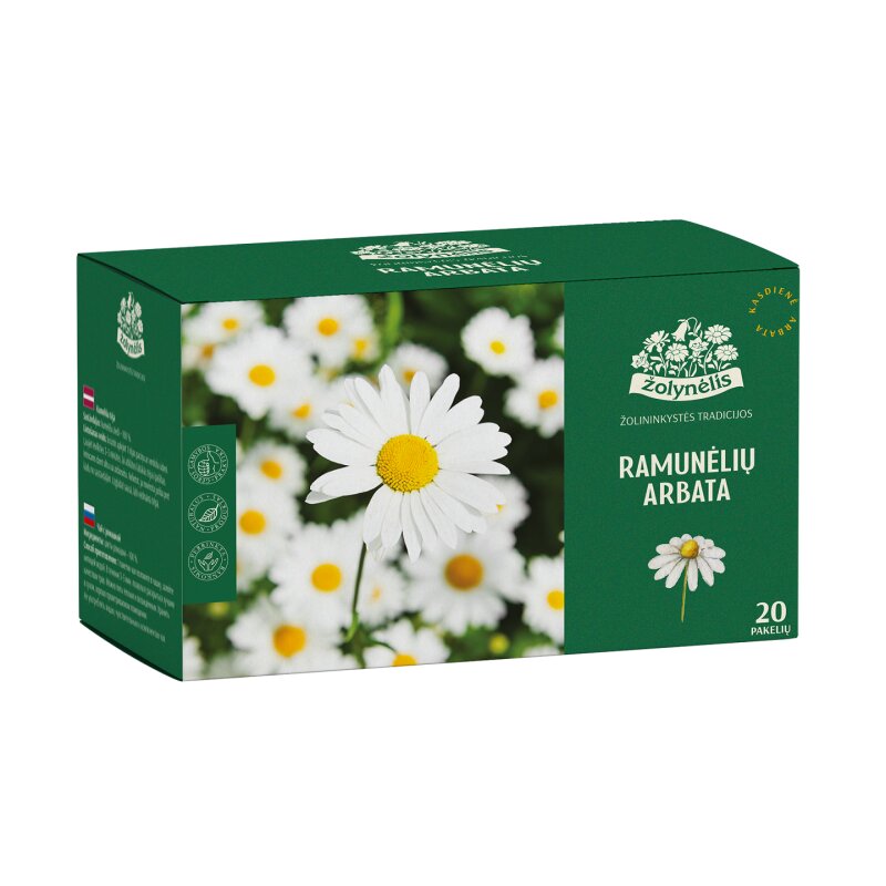 Ramunėlių arbata  24g  20vnt Žolynėlis
