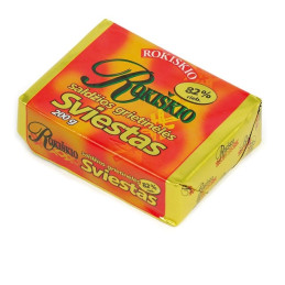 Sviestas ROKIŠKIO 82% rieb., 200g
