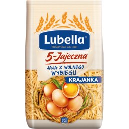 Makaronai lakštiniai su kiaušiniais LUBELLA, 400g