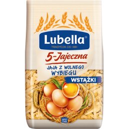 Makaronai juostelėmis su kiaušiniais LUBELLA 400g