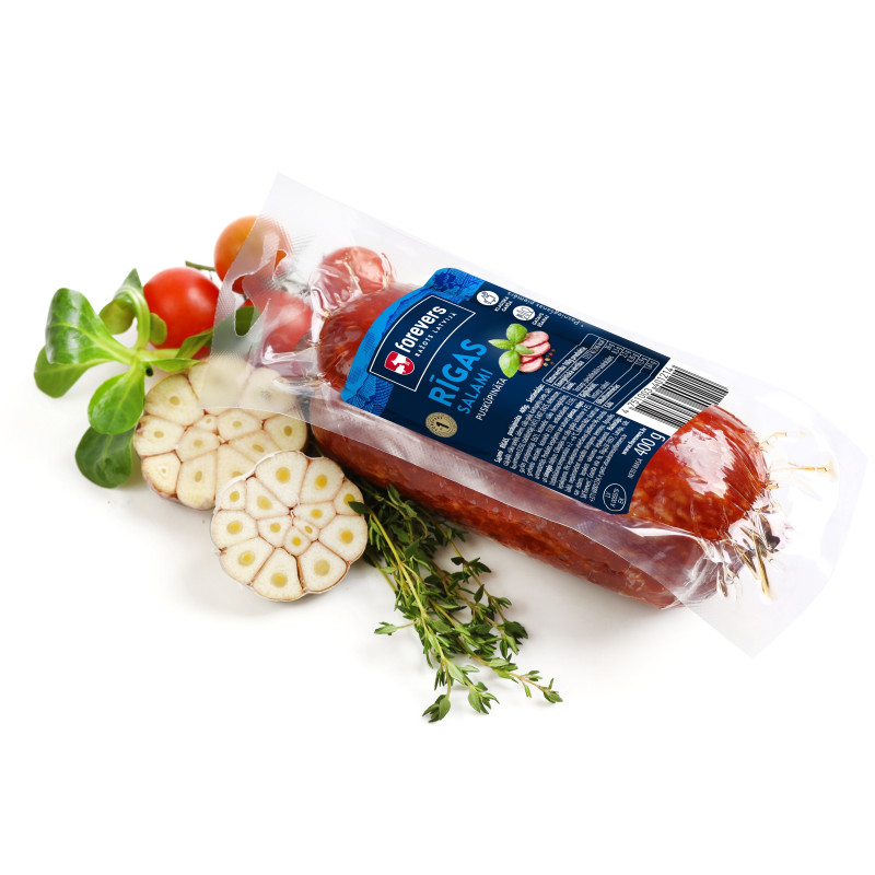 Pusiau rūkytas saliamis  Rygos  Forevers, 400g