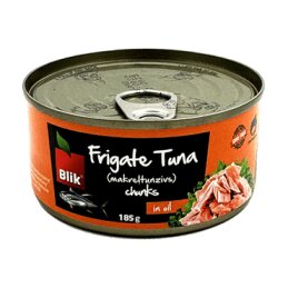 Tuno gabaliukai BLIK aliejuje 185g/130g