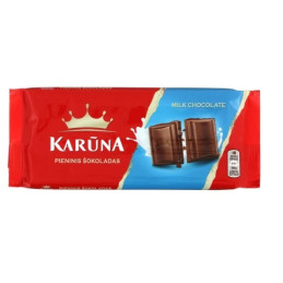 Pieninis šokoladas  Karūna   80g
