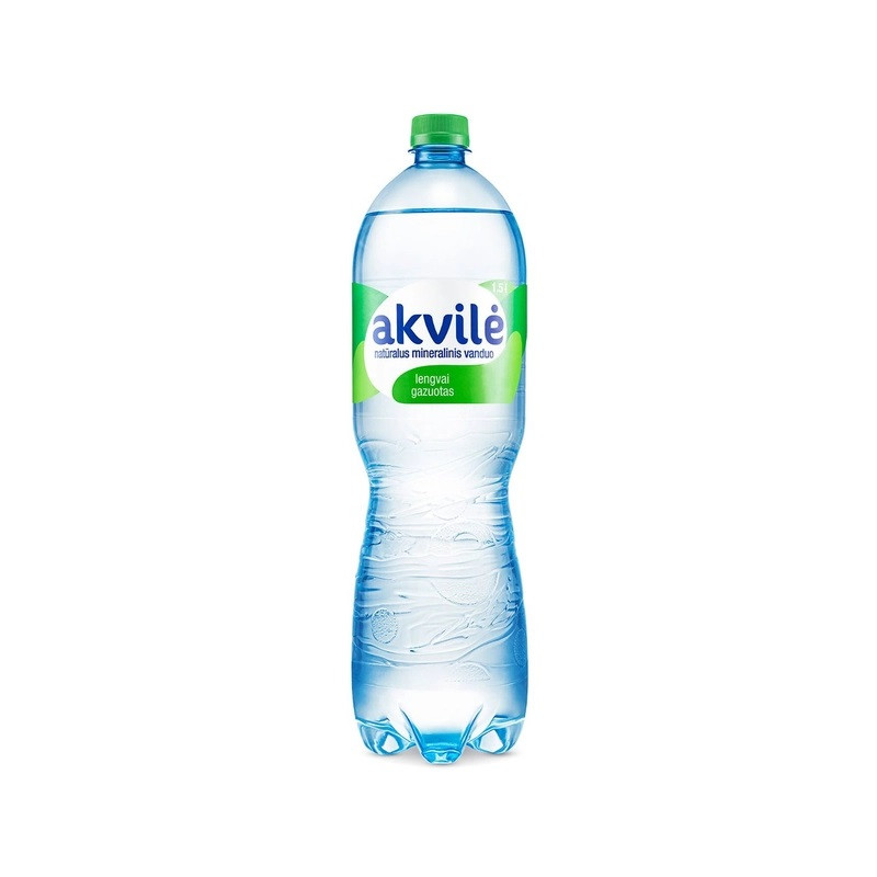 Lengvai gazuotas vanduo AKVILĖ, 1,5L