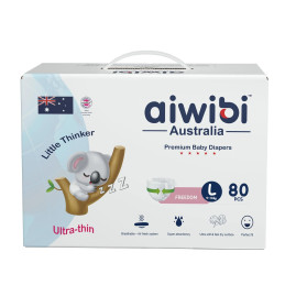 Sauskelnės  aiwibi Australia Premium L 9 - 14kg 80vnt
