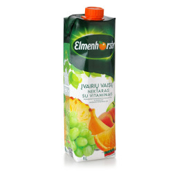 Įvairių vaisių sulčių nektaras  Elmenhorster  50%, 1l