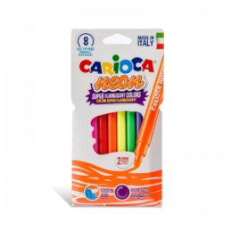 Flomasteriai CARIOCA NEON, 8 spalvos