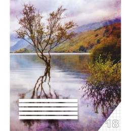 Sąsiuvinis 18 lapų, langeliais