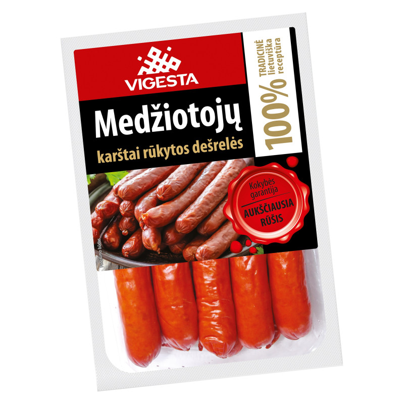 Karšto rūkymo dešrelės   Medžiotojų   Vigesta