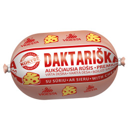 Virta Daktariška dešra Kokybė su  sūriu 600g, Vigesta
